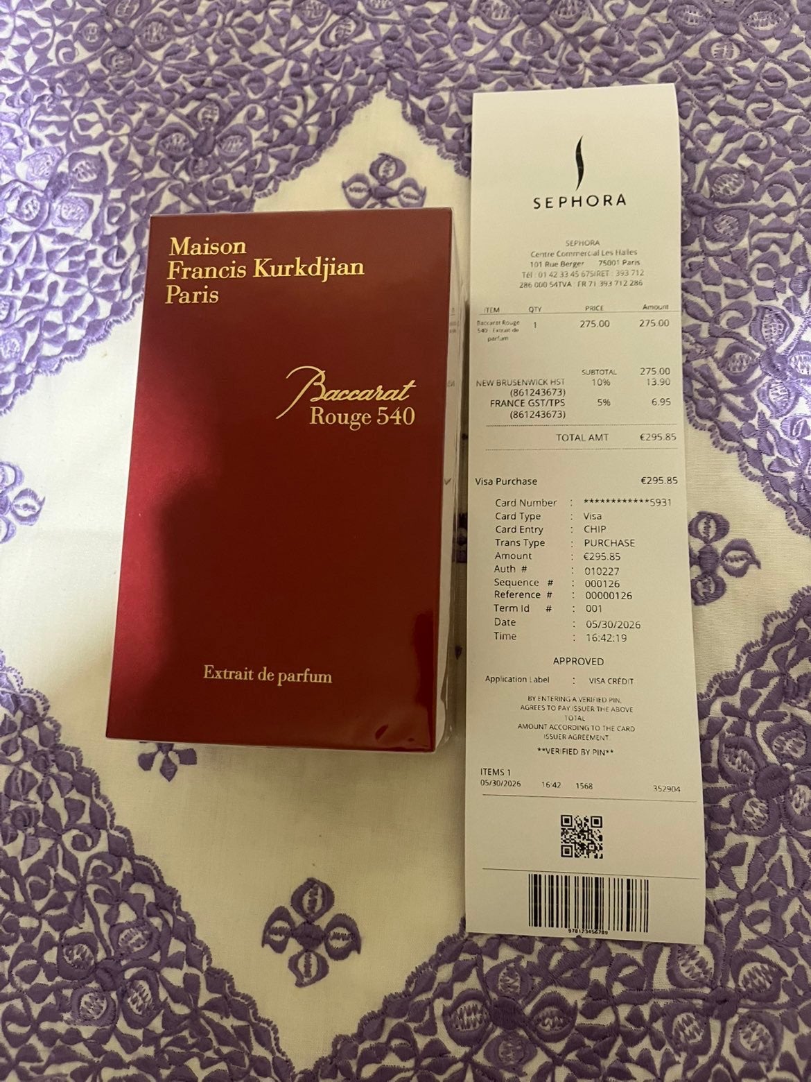Maison Francis Kurkdjian Baccarat Rouge 540, Ophalen, Zo goed als nieuw