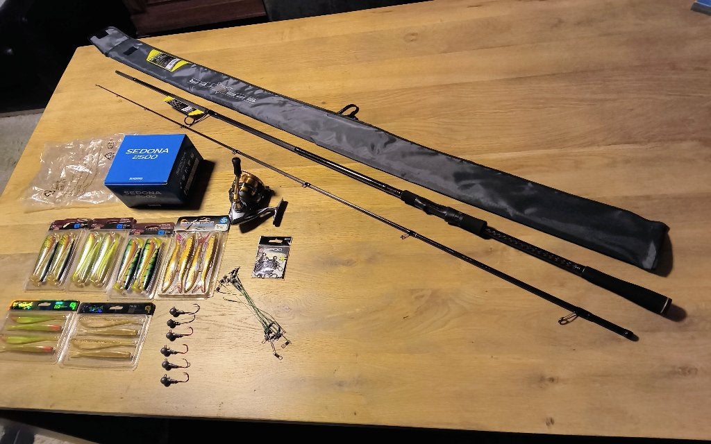 Spro spector.Shimano Sedona.Fox Rage.Savage Gear., Ophalen, Nieuw, Complete set