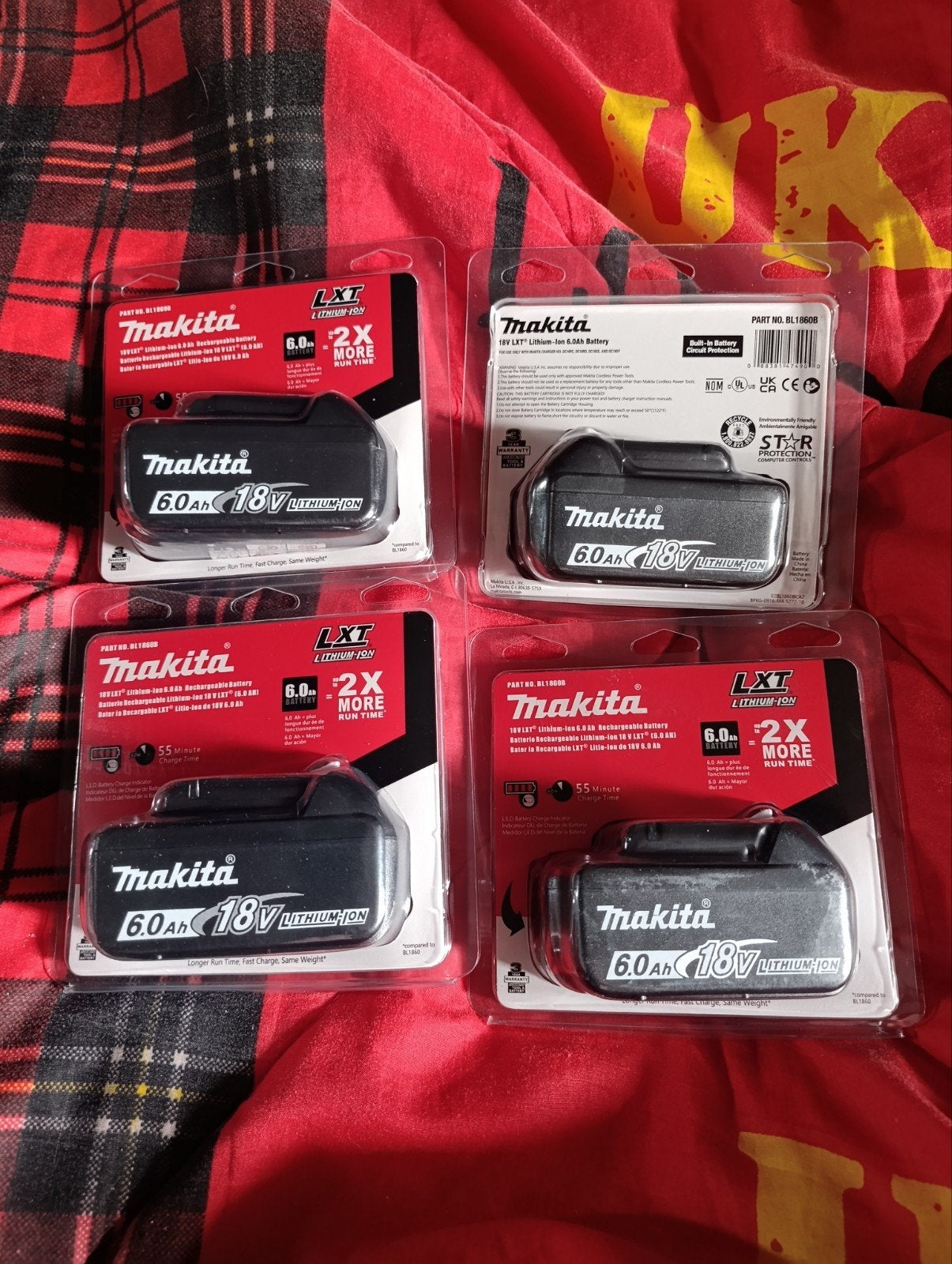 Makita 18V 6ah batterij (nieuw)