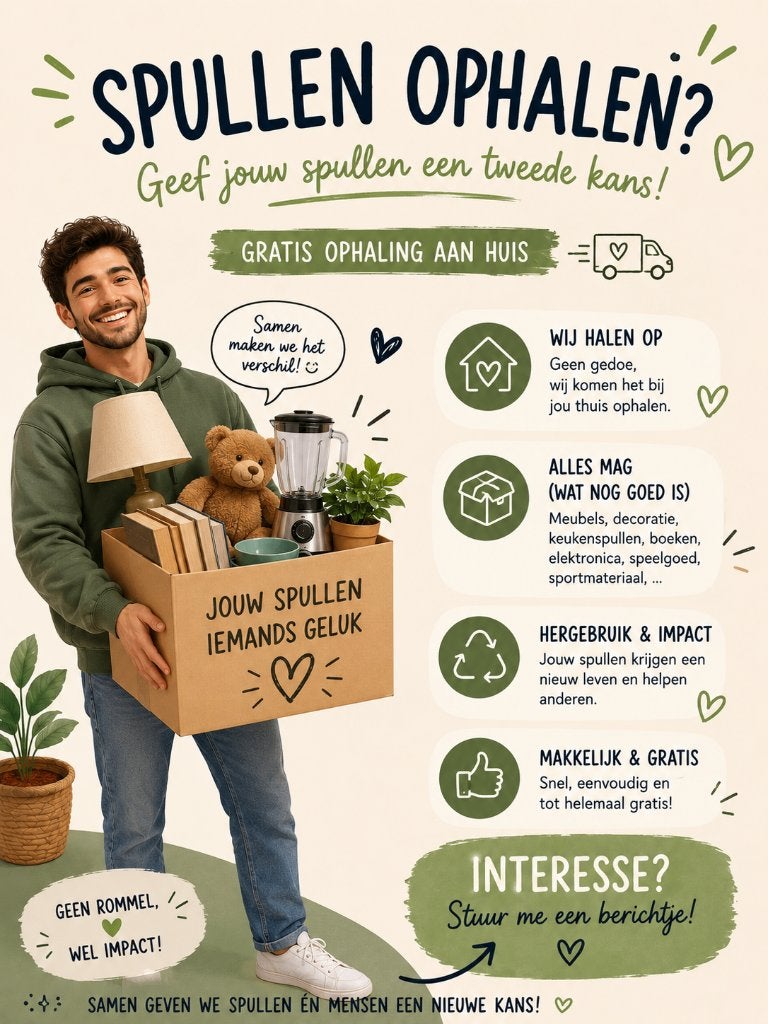Gratis ophaling van bruikbare spullen, Divers, Lots de brocante, Enlèvement, Utilisé