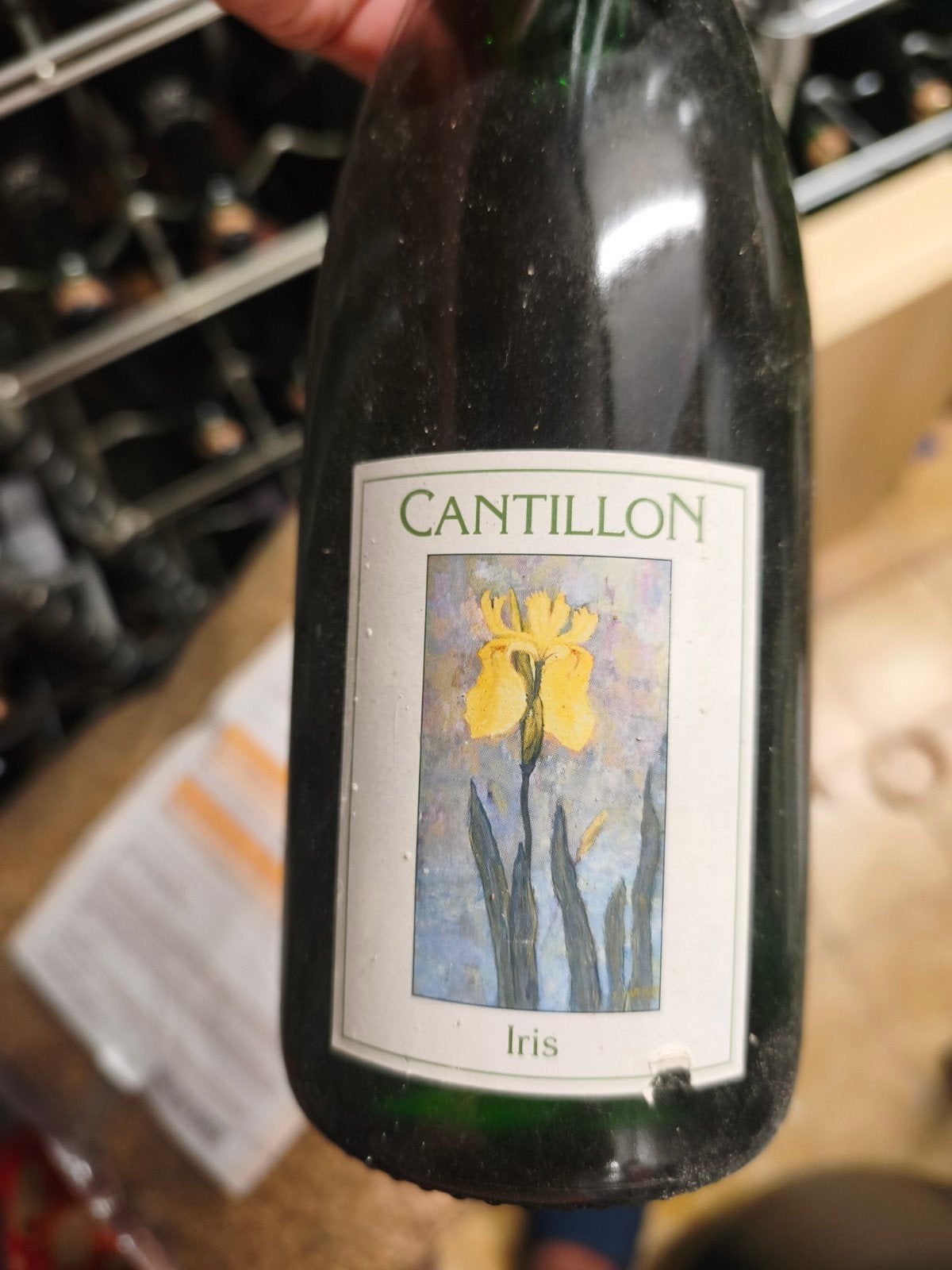 Cantillon iris, Enlèvement
