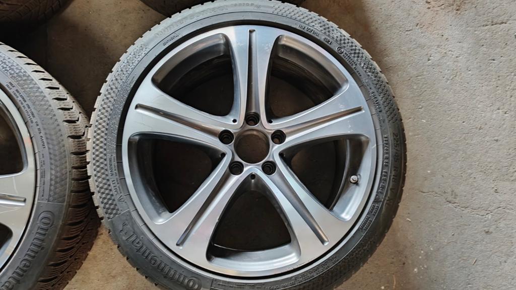 Jantes Mercedes Benz avec pneus hiver continental, Enlèvement, Pneus hiver, Pneu(s)