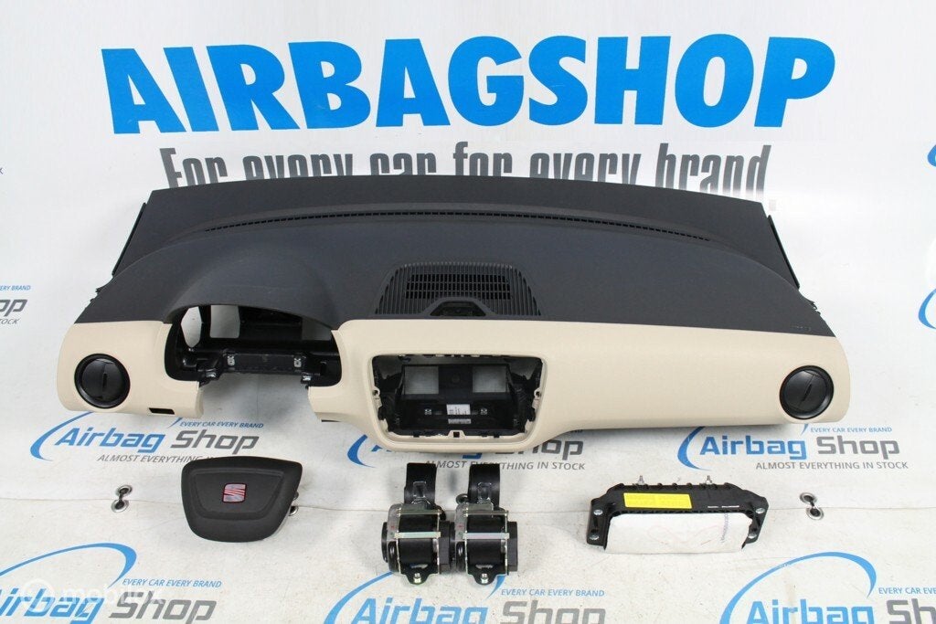 Airbag set - Dashboard zwart/beige Seat MII (2011-2016)