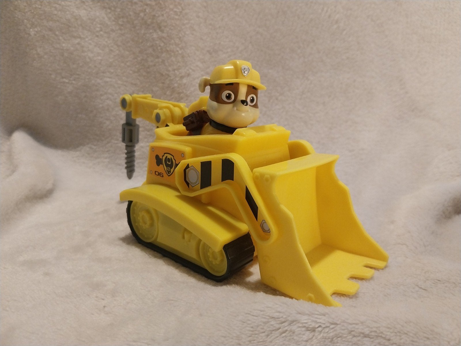 engin de chantier PAW PATROL, Enlèvement