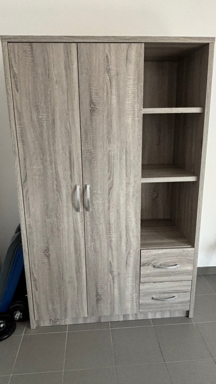 Slaapkamer bundel, bed, kast, bureau en nachtkastje, Huis en Inrichting, Ophalen, Zo goed als nieuw