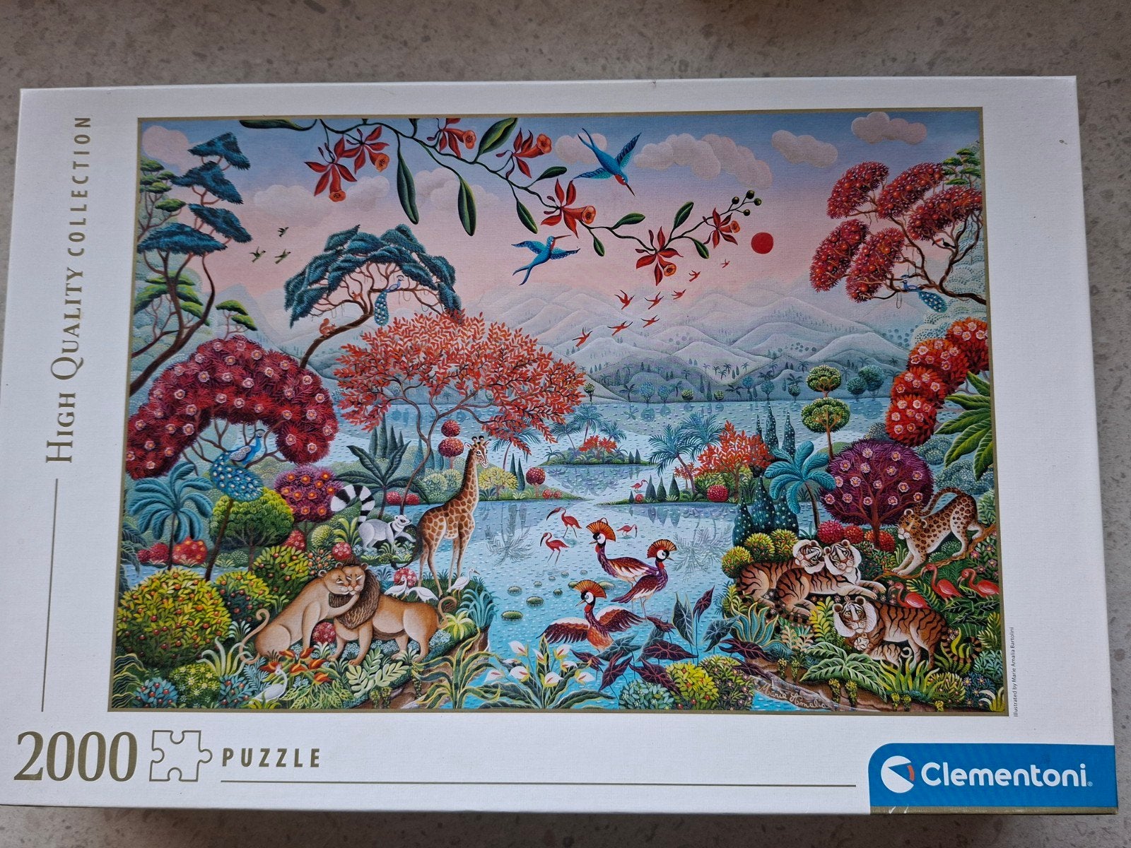 Puzzel Clementoni The peaceful jungle 2000 stuks, Ophalen of Verzenden
