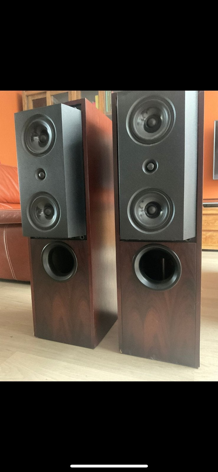 KEF Vloerstaande speakers model 104/2, Audio, Tv en Foto, Luidsprekerboxen, Ophalen, Refurbished, Vloerstaande luidspreker, KEF