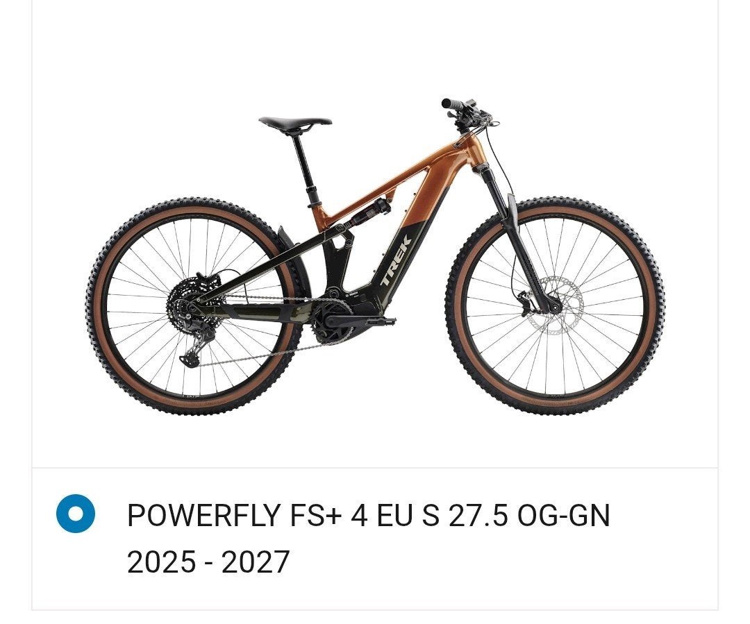 TREK Powerfly FS+ 4  maat S, Vélos & Vélomoteurs, Neuf, Enlèvement, VTT tout suspendu, Frein à disque