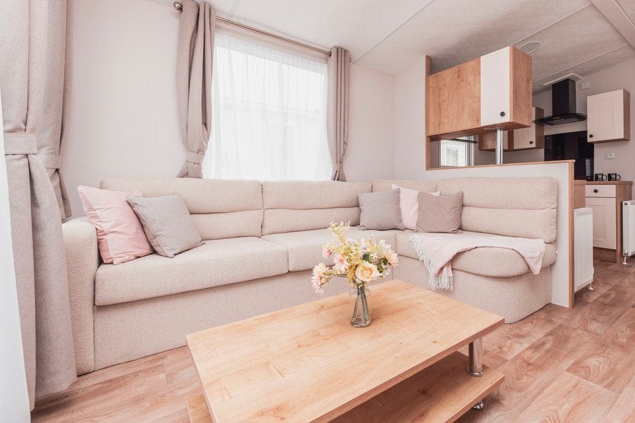 divan caravane résidentielle, Neuf, Beige, 5 à 10 m², Enlèvement