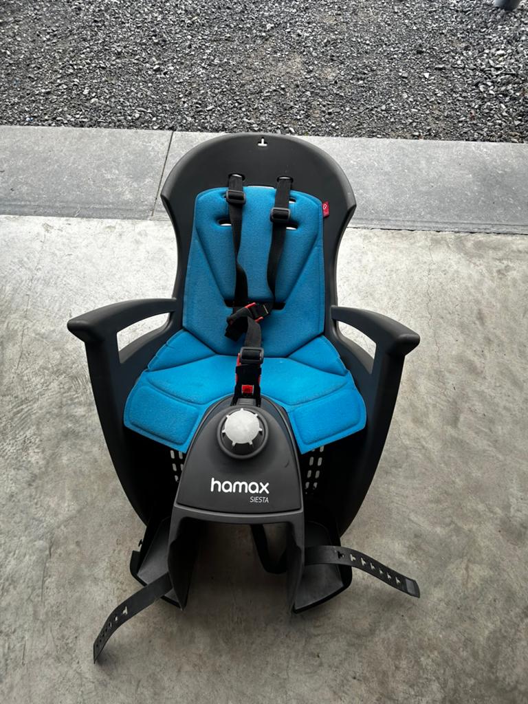 Fietsstoeltje bagagedrager Hamax Siesta, Enlèvement, Comme neuf