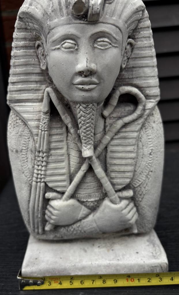 Statue pharaon interieur exterieur en béton, Enlèvement, Utilisé
