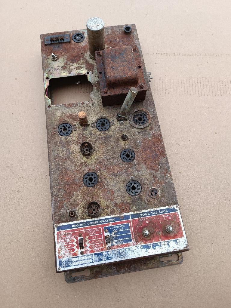 Versterker/ Parts Seeburg V200 (1956) jukebox, Verzamelen, Verzenden, Seeburg