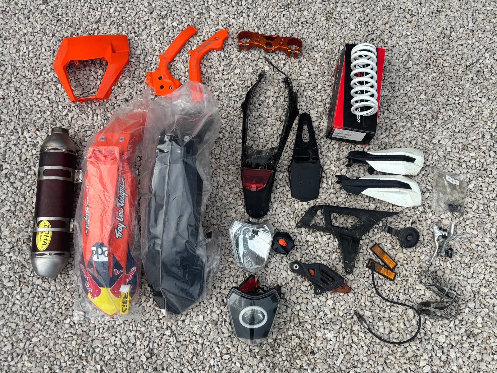 Ktm exc onderdelen, Particulier