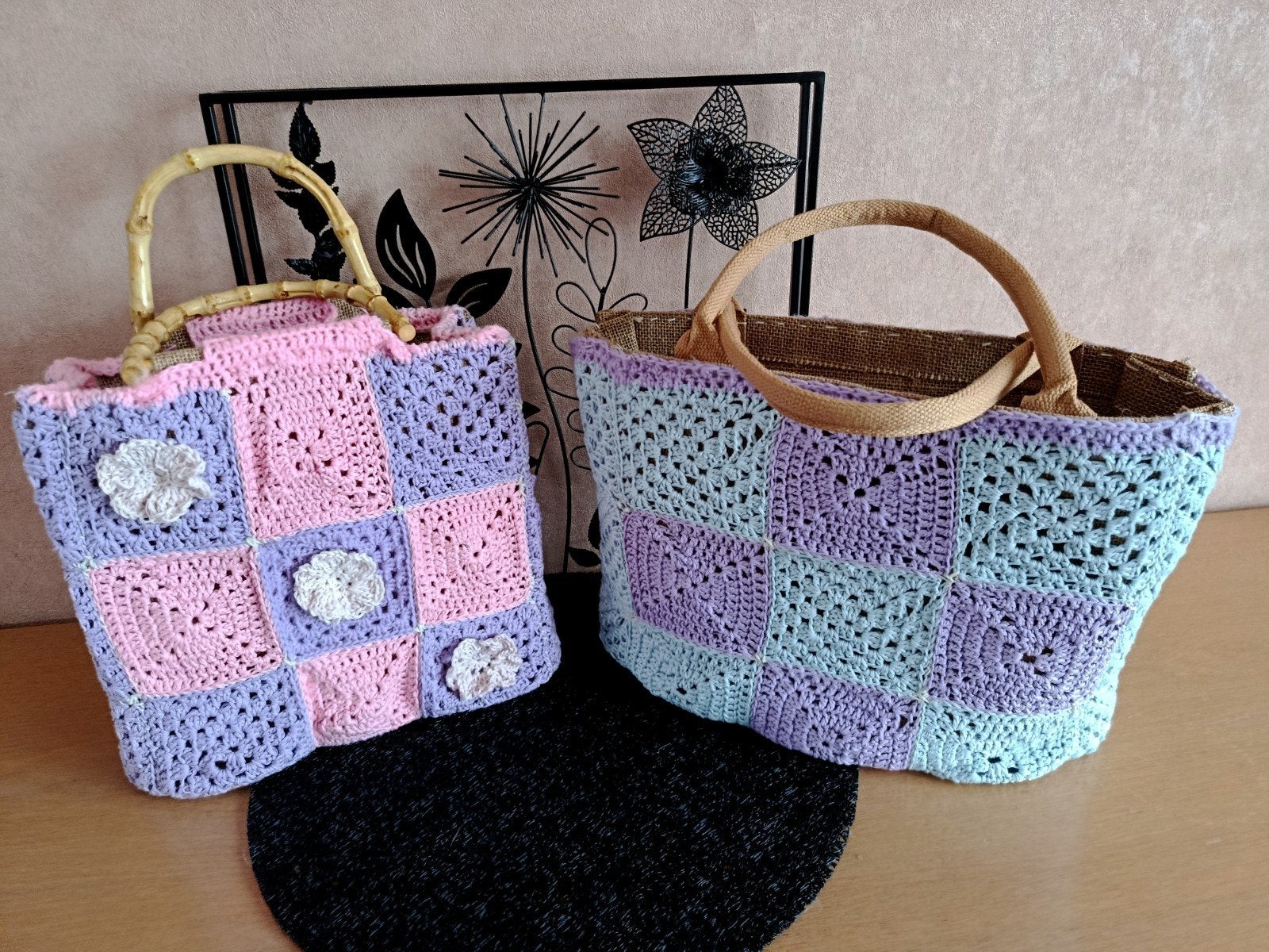 sacs cabas artisanal en crochet, Bijoux, Sacs & Beauté, Enlèvement, Bleu