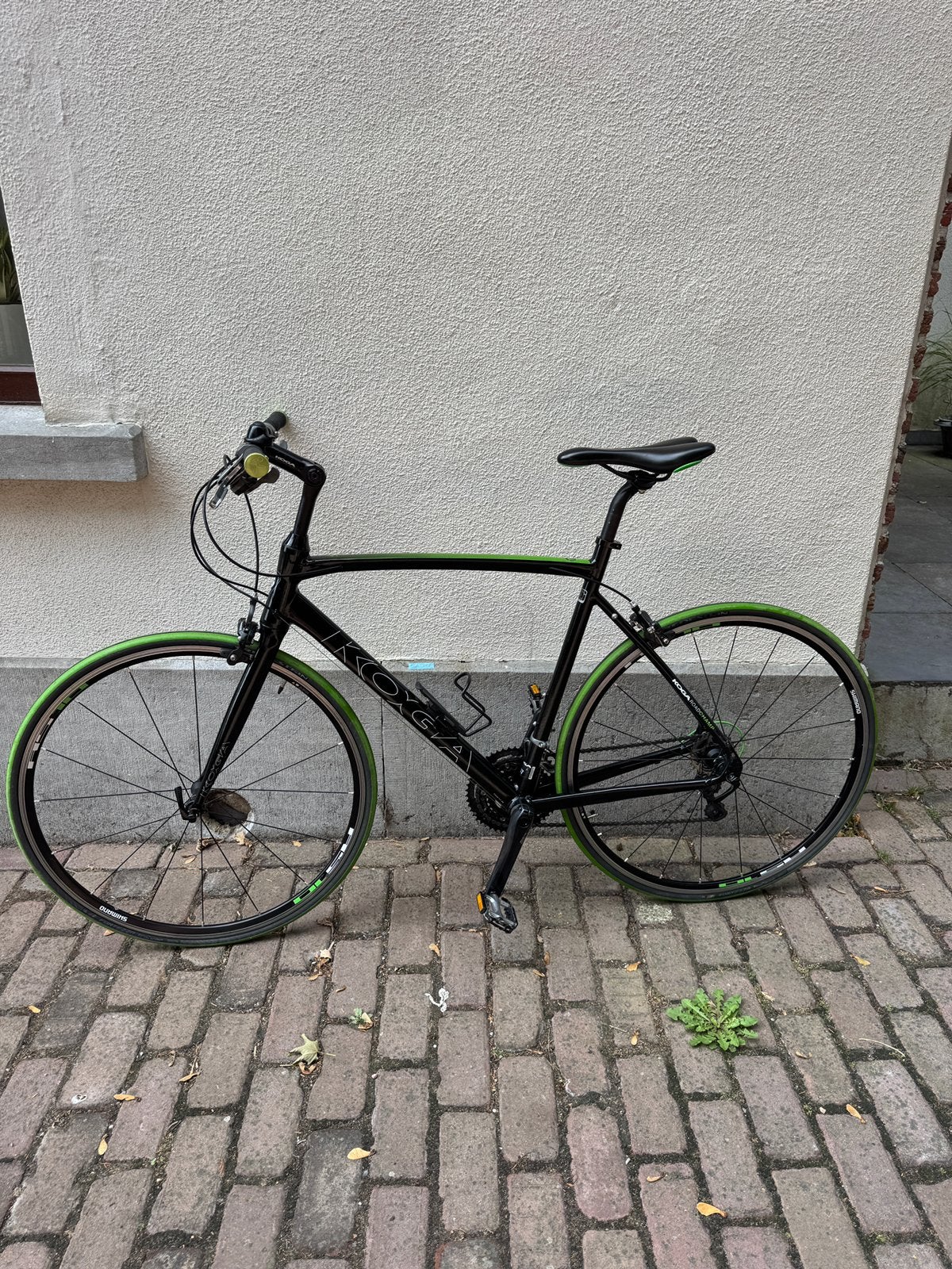 Koga Roadchamp koersfiets met recht stuur, Fietsen en Brommers, Ophalen, Zo goed als nieuw, Aluminium