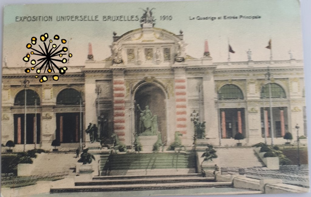 BRUSSEL PC EXP. UNIVERSELLE 1910  Ref B19, Ophalen of Verzenden, Voor 1920, Ongelopen, Brussel (Gewest)