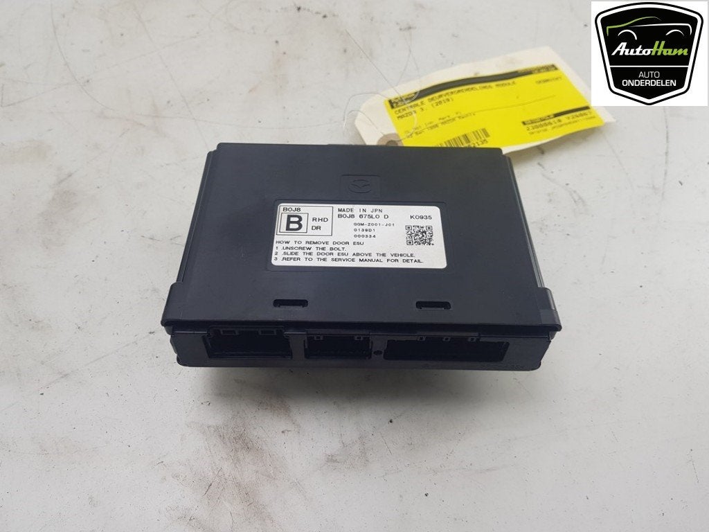 COMPUTER CENTRALE VERGRENDELING Mazda 3 Sport (BP), Hitdorfer Straße 73
51371  Leverkusen, DE, Gebruikt, Mazda, Info@mazda.de