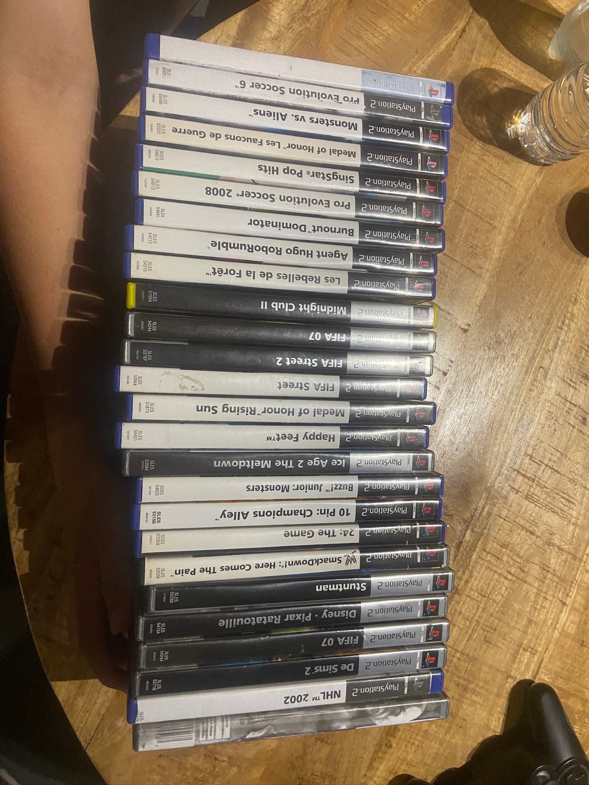 Playstation 2 controllers plus games, Games en Spelcomputers, Ophalen, Gebruikt