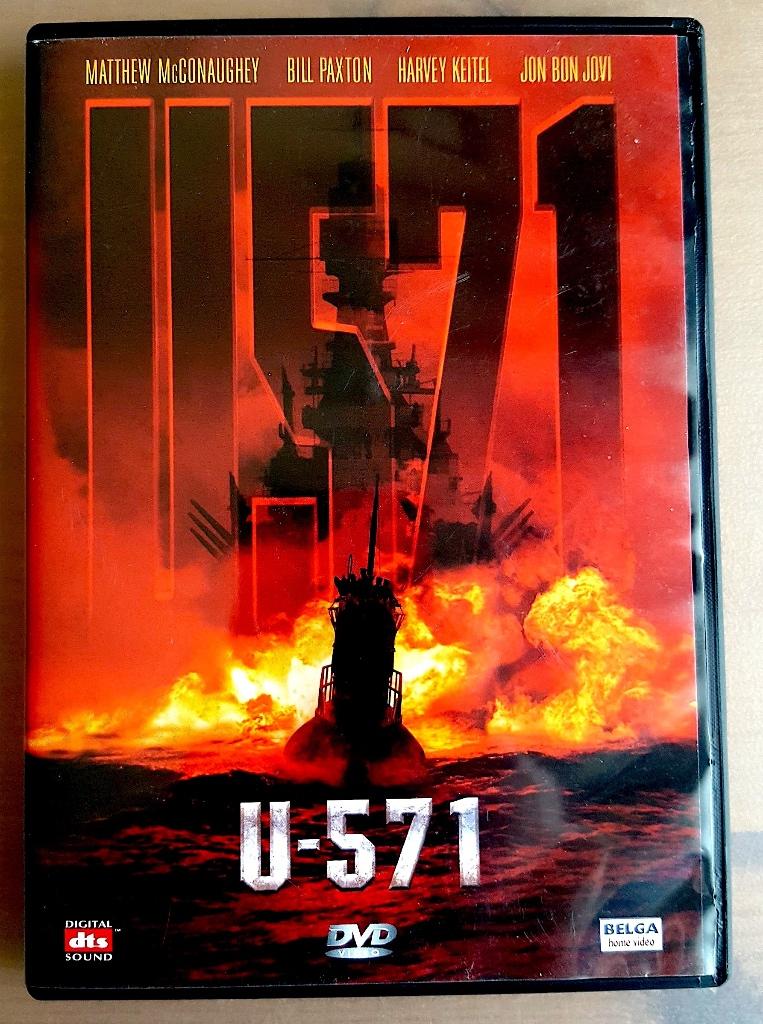 U - 571 (Met Matthew Mc Conaughey) /// Staat Als Nieuw, Cd's en Dvd's, Dvd's | Actie, Alle leeftijden, Ophalen of Verzenden, Zo goed als nieuw