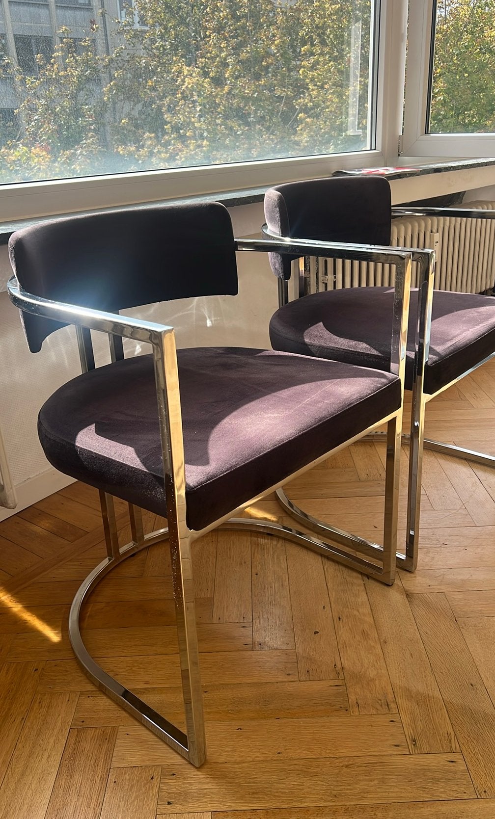 Lot 2 chaises design, Enlèvement ou Envoi, Comme neuf