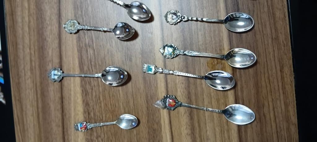 Vintage theelepels historis, Enlèvement ou Envoi, Argent