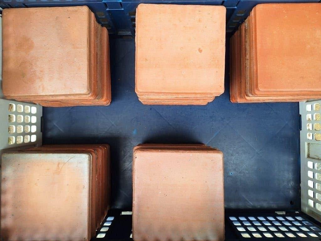 Antieke Terracotta tegels - jaren 70, Ophalen