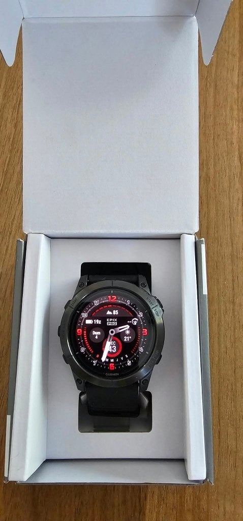 Garmin heren horloge, Ophalen