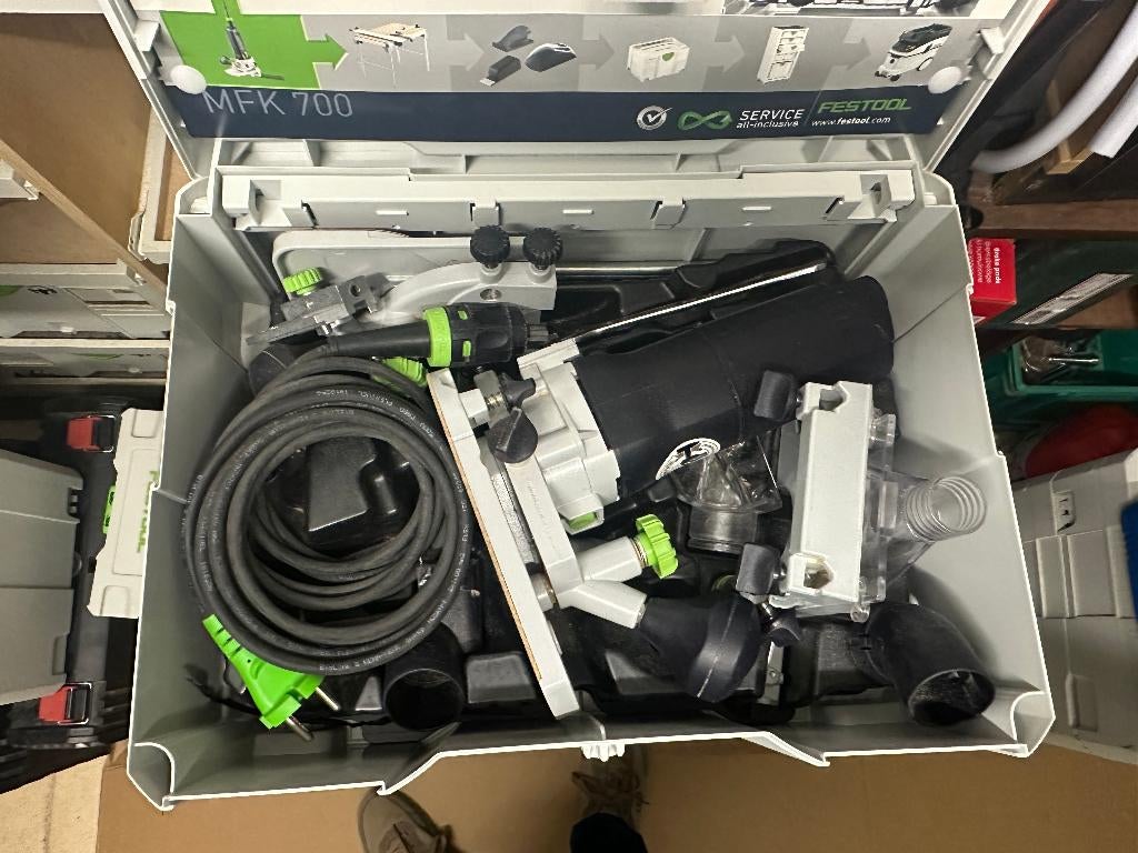 Festool Kantenfrees, Ophalen