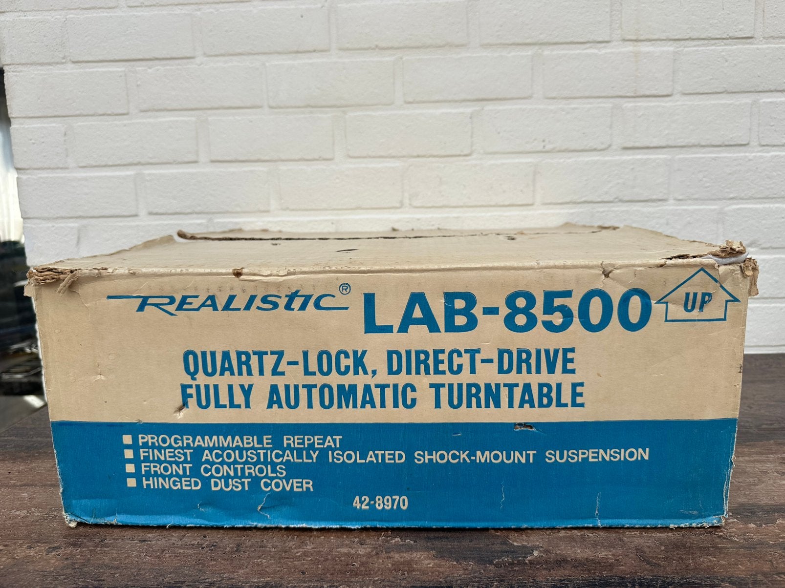Realistic Lab 8500 zeer mooie platenspeler zo goed als nieuw, TV, Hi-fi & Vidéo, Autres marques, Tourne-disque, Comme neuf, Enlèvement