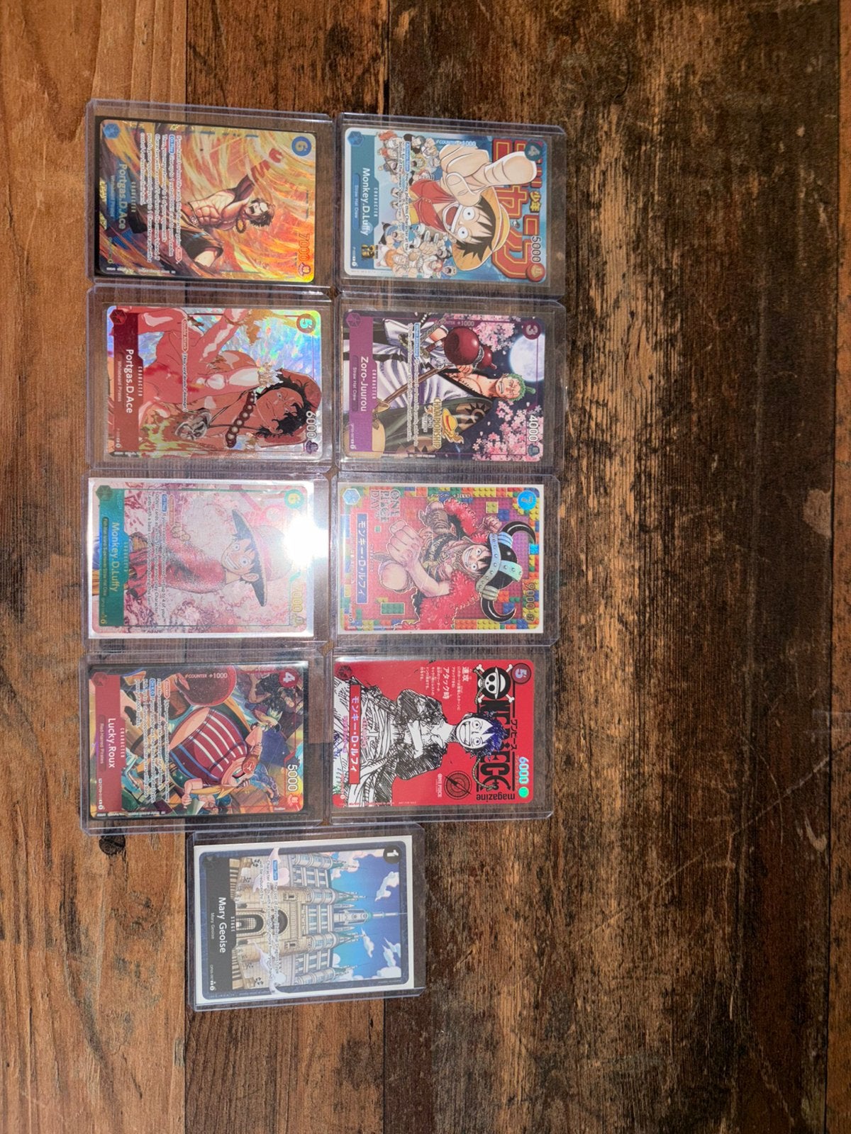 One piece Kaarten, Ophalen of Verzenden, Zo goed als nieuw