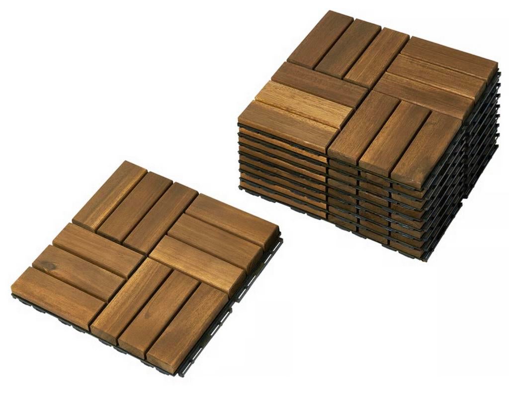 Ikea Caillebotis sol, Enlèvement, Comme neuf, Bois