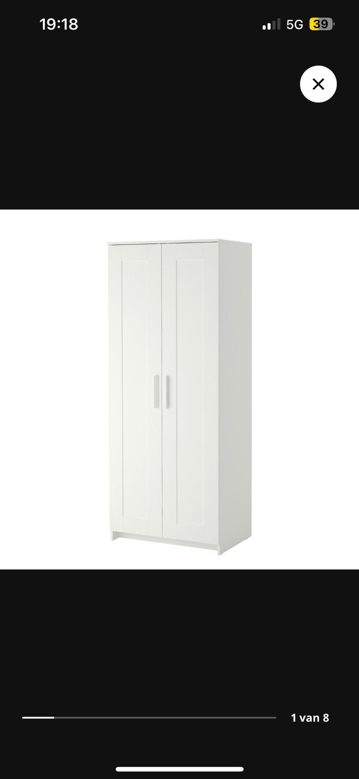 Armoire à vêtements Ikea, Maison & Meubles, Armoires | Penderies & Garde-robes, 25 à 50 cm, Avec porte(s), Utilisé, 50 à 100 cm