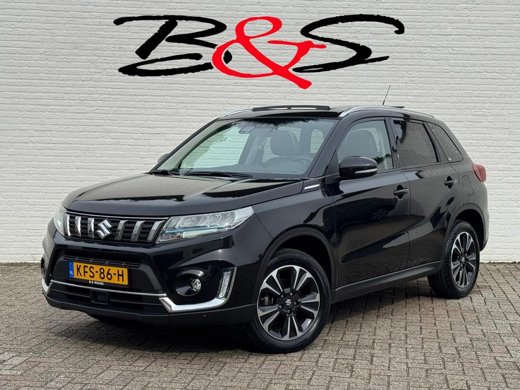Suzuki Vitara 1.5 Hybrid Automaat Full led Panorama Clima Da, Auto's, Zwart, Bedrijf, Grijs, Hybride Elektrisch/Benzine