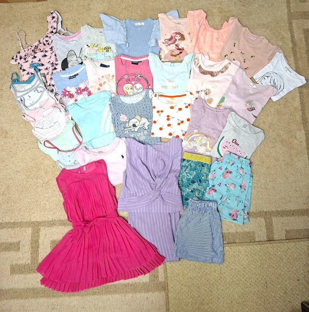 Pakket zomerkleding meisje maat 110, Kinderen en Baby's, Kinderkleding | Kinder-kledingpakketten, Zo goed als nieuw, Maat 110