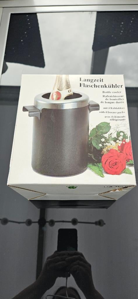 Langzeit flaschenkühler (fleskoeler) nieuw met doos, Huis en Inrichting, Overige typen, Ophalen of Verzenden, Nieuw, Overige merken