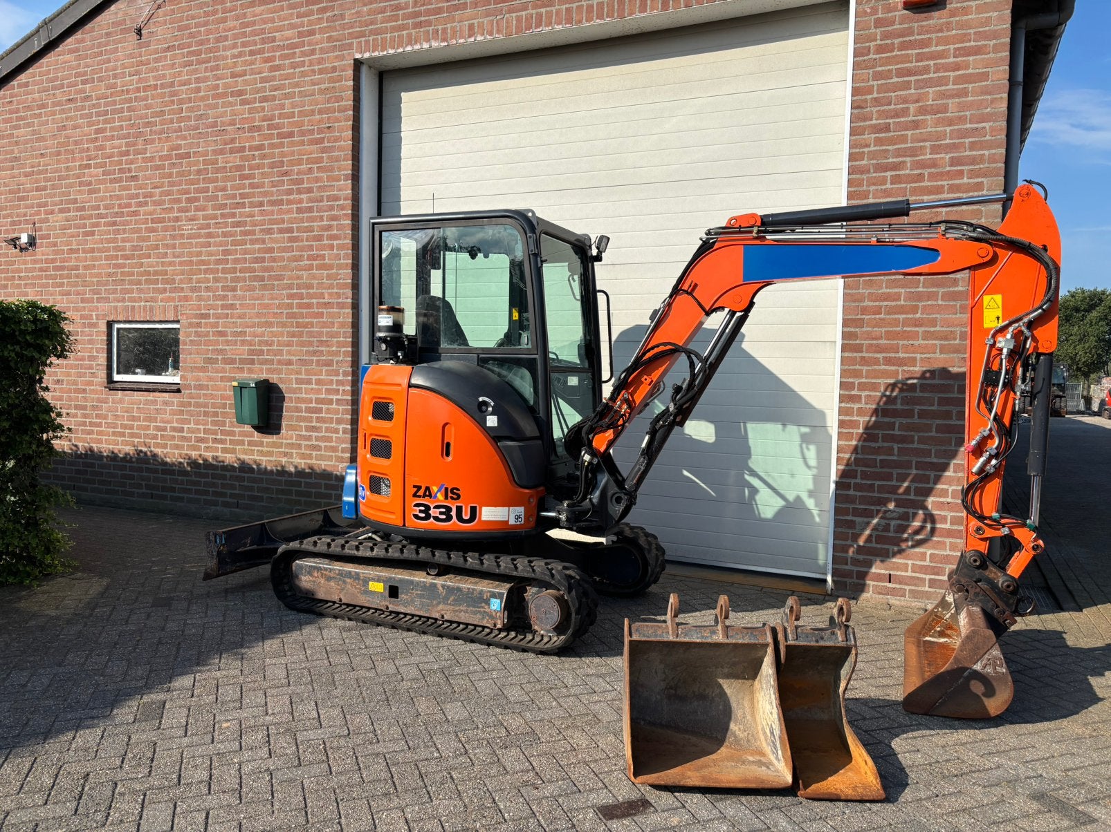 Hitachi ZX33U-5A CLR Minigraver graafmachine Sloop/Sorteer!, Ophalen, Graafmachine