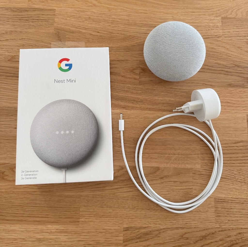 Google Nest Mini, Audio, Tv en Foto, Mediaspelers, Ophalen, Zo goed als nieuw, Minder dan 500 GB