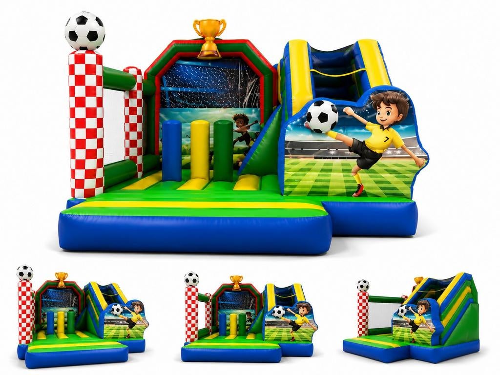 Nieuw springkasteel voetbal, Hobby & Loisirs créatifs, Articles de fête | Location, Enlèvement
