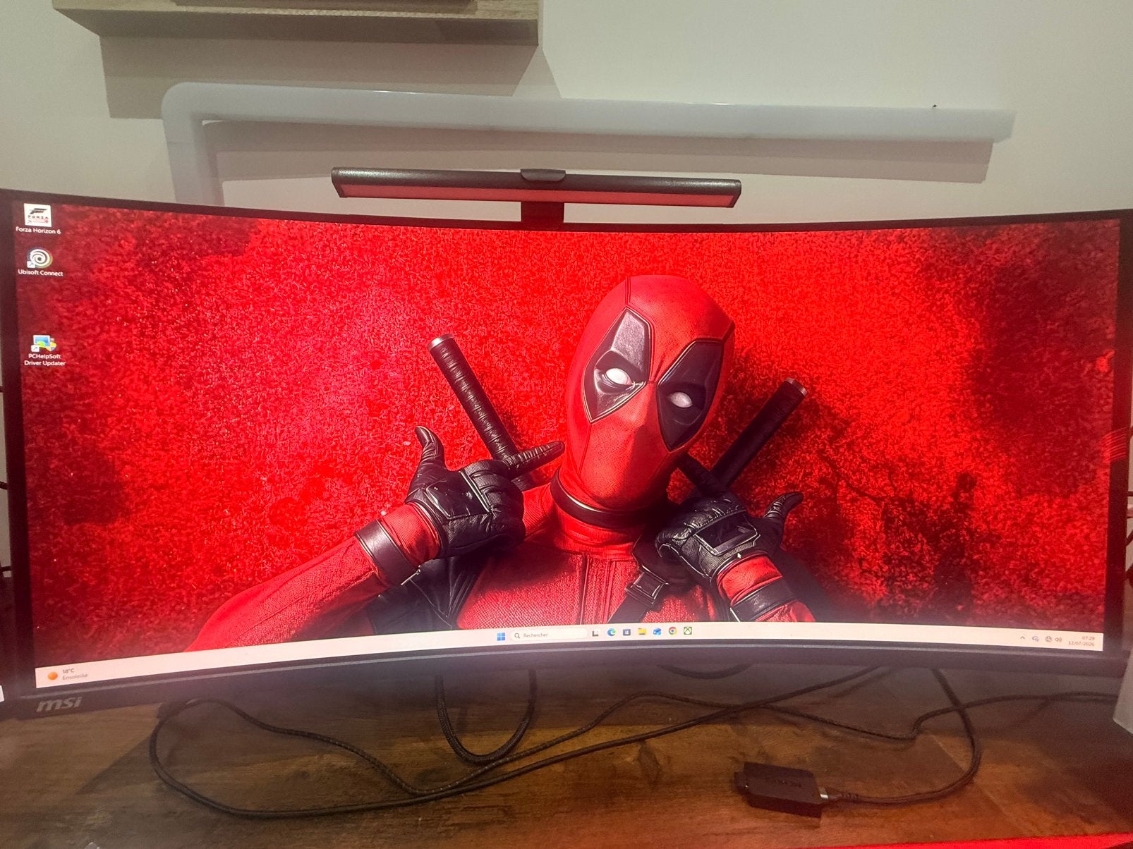 Ecran msi qd oled 34p, TV, Hi-fi & Vidéo, Télévisions, Comme neuf, OLED, Enlèvement
