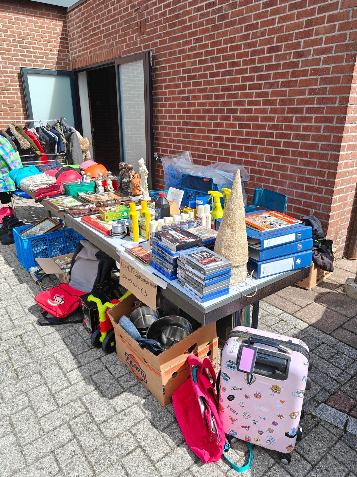 rommelmarkt Neerglabbeek, Diversen, Rommelmarktspullen, Ophalen, Zo goed als nieuw