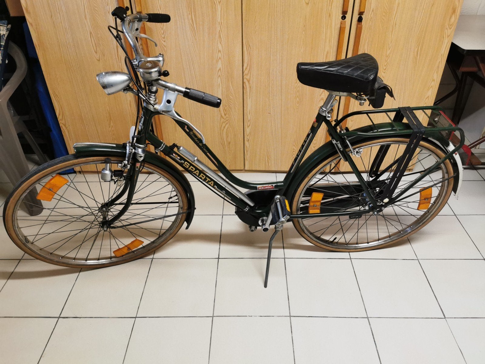 vélo Sparta vintage, Enlèvement