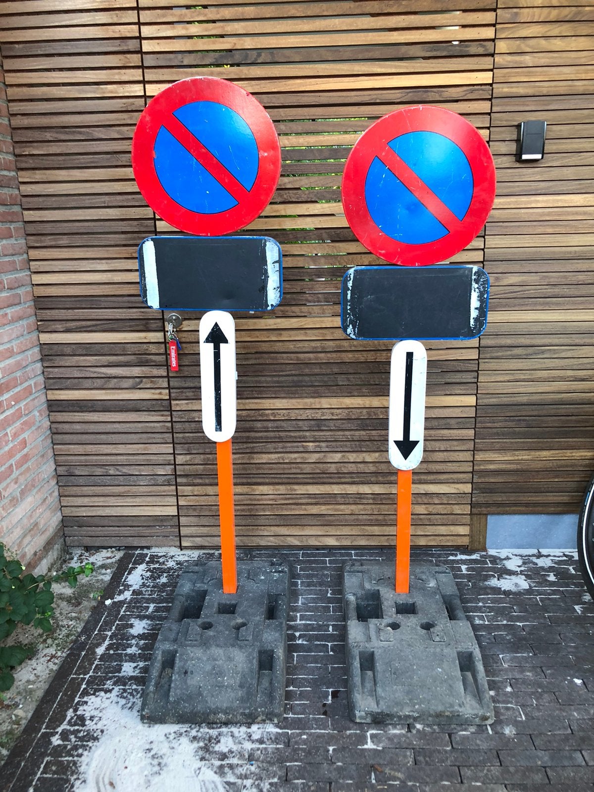Set E3 parkeerborden, Enlèvement, Comme neuf