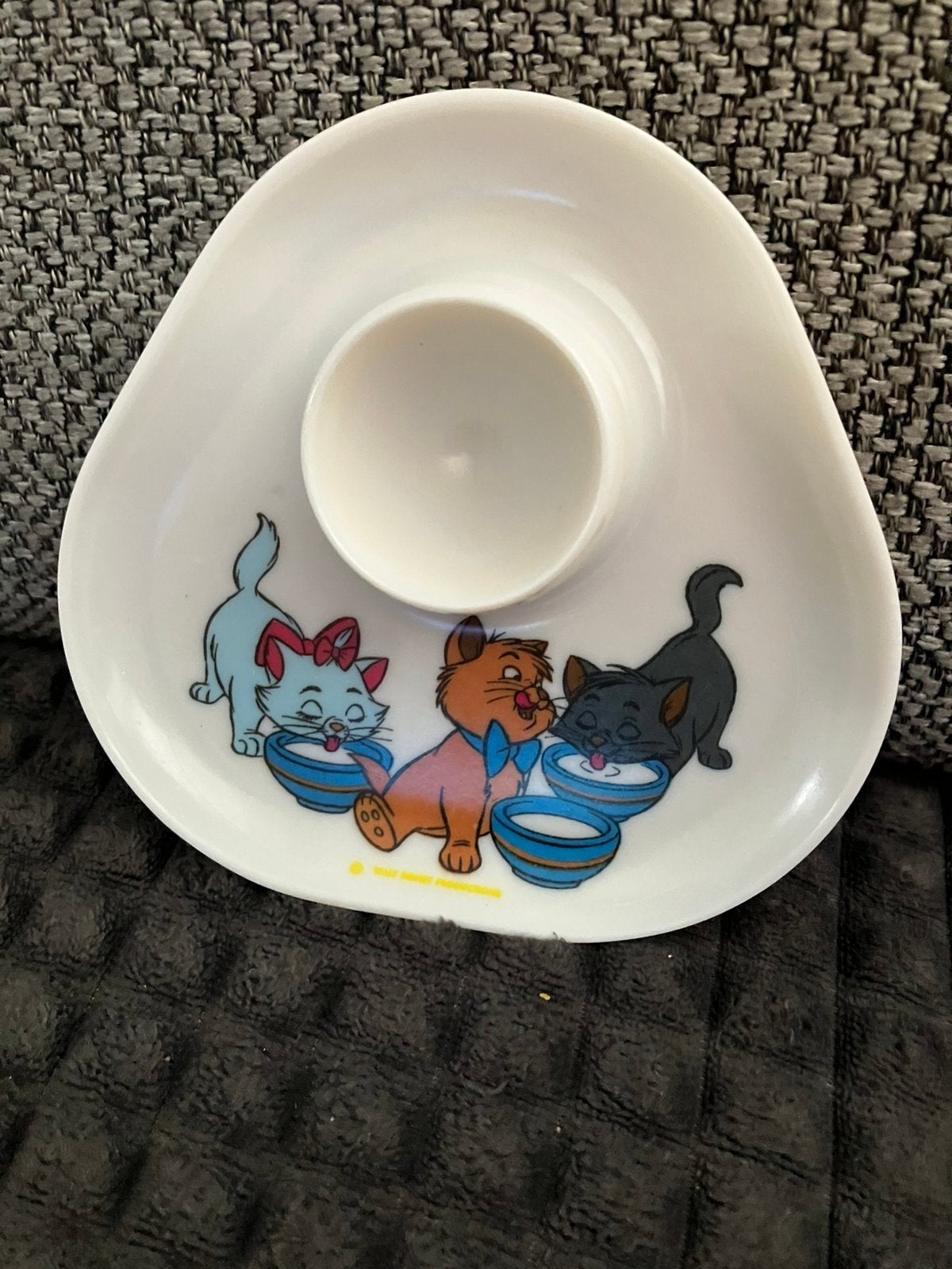 Disney vintage eierdop schaaltje aristokatten, Ophalen of Verzenden, Zo goed als nieuw