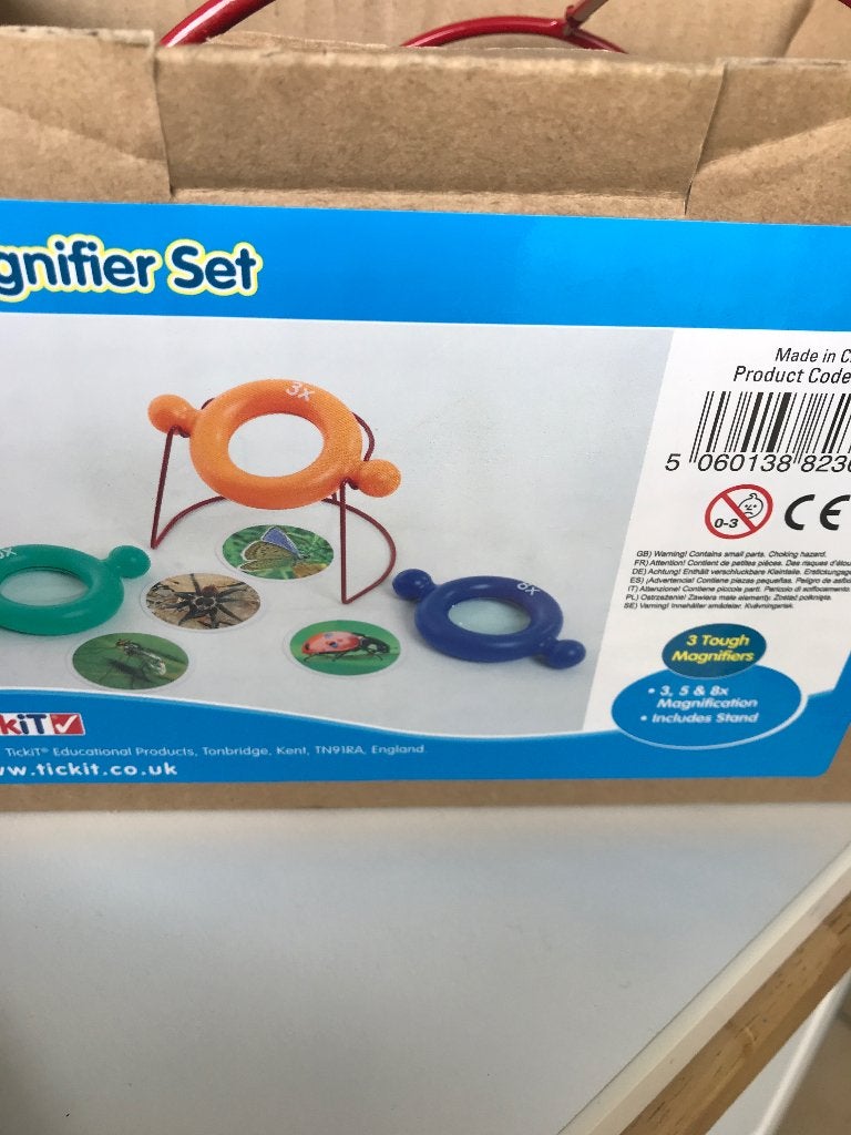 vergrootglas kinderen, Hobby en Vrije tijd, Ophalen, Zo goed als nieuw, Vergrootglas of Loep