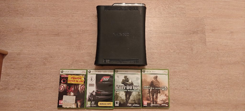 Xbox 360 gemodificeerd / JTAG-RGH + controller + 4 games, Games en Spelcomputers, Spelcomputers | Xbox 360, Ophalen, 360 Elite of Super Elite
