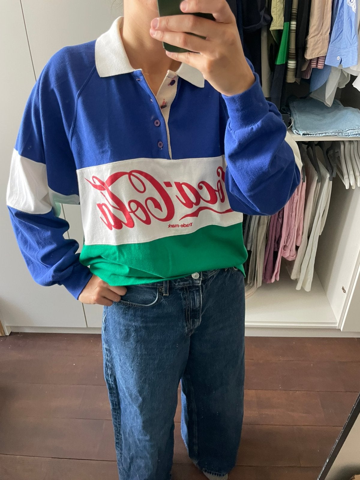 Vintage 90’s Coca-Cola Polo, Kleding | Heren, Polo's, Ophalen of Verzenden, Nieuw, Maat 48/50 (M), Overige kleuren