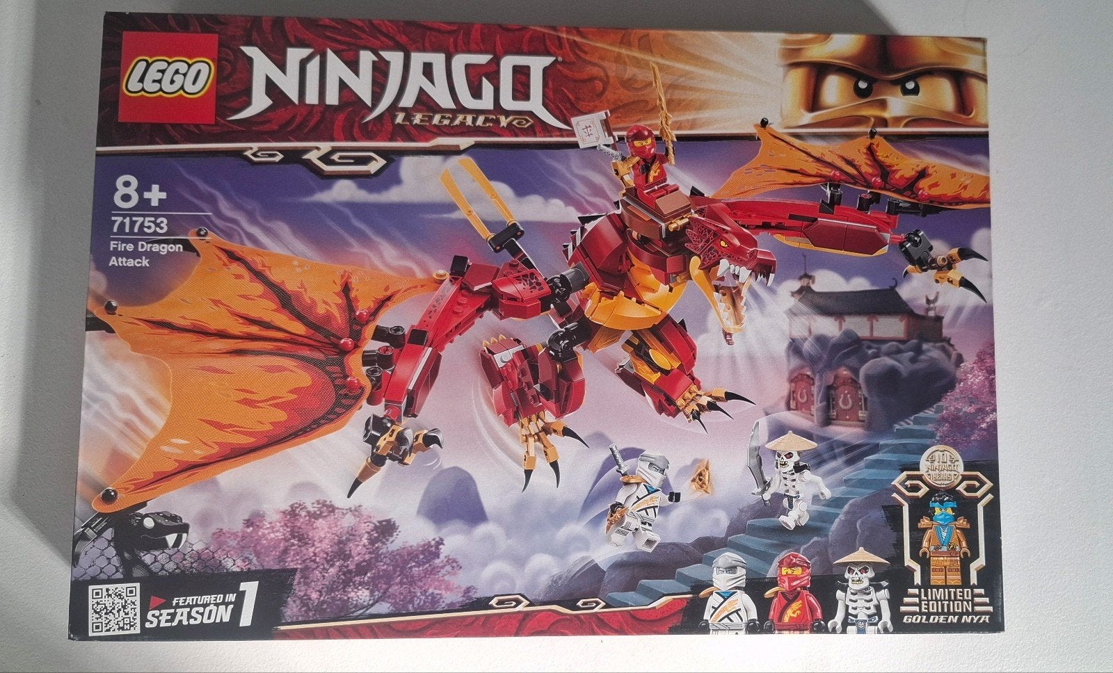 Lego Ninjago Fire Dragon Attack 71753, Kinderen en Baby's, Ophalen, Lego, Nieuw, Ninjago