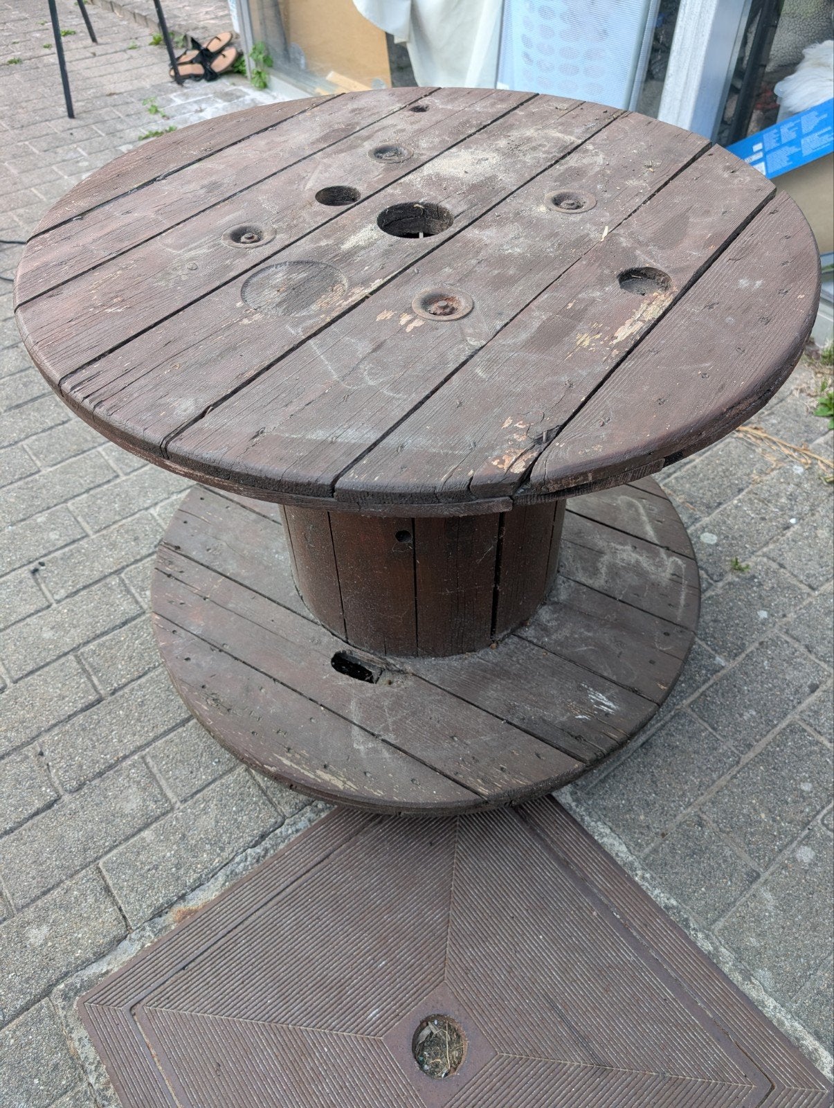 Bobijn met wielen, Ophalen