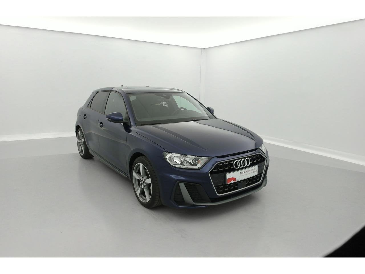 Audi A1 Sportback 30 TFSI 115 S-Line Business Ed. S tronic, Automaat, A1, Blauw, https://public.car-pass.be/vhr/7c4fa65b-122e-46e1-a2f5-3af6d26e8598