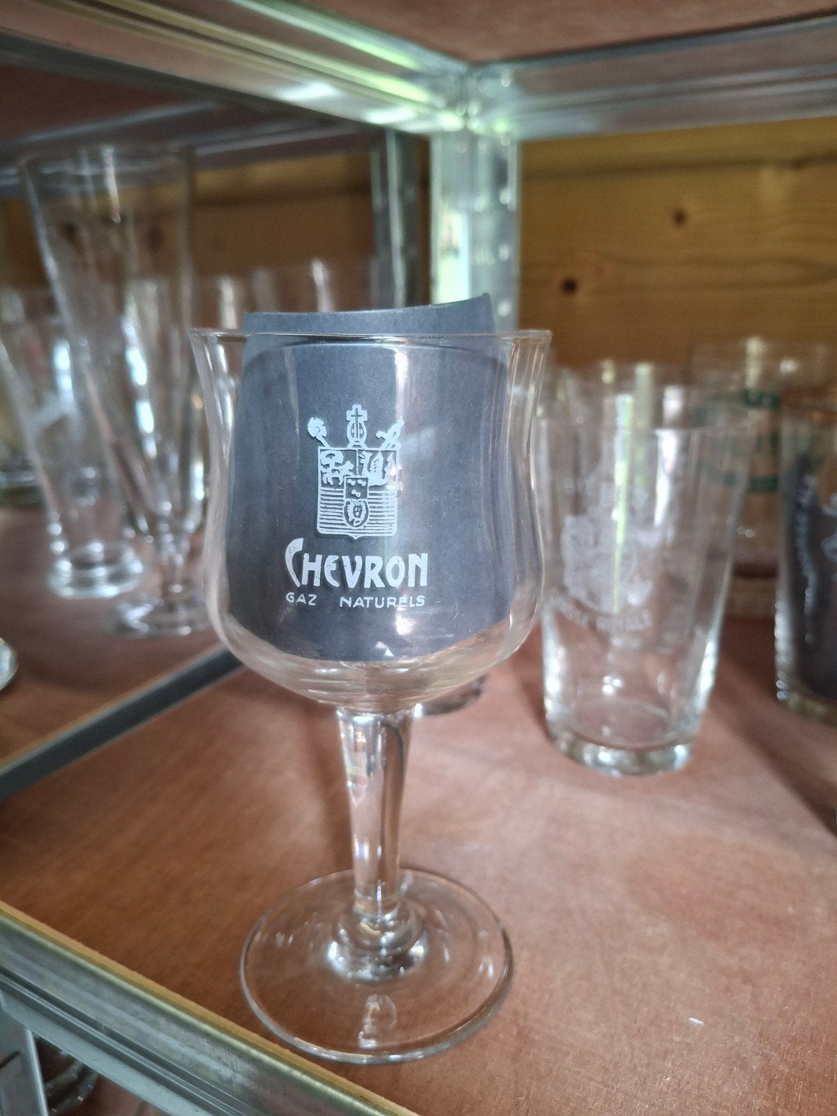 Gezuurd glas chevron, Verzamelen, Ophalen of Verzenden